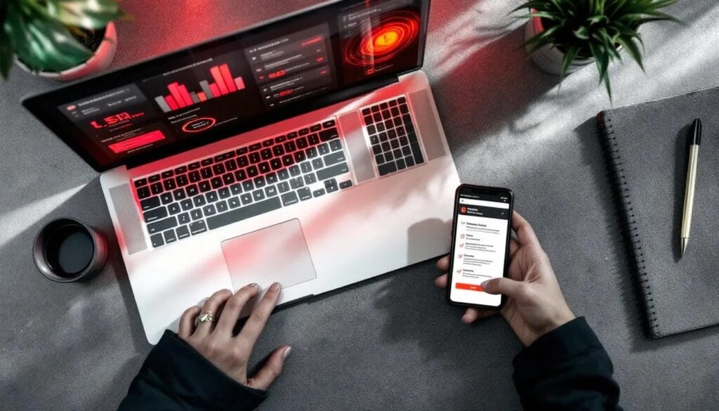 Workspace showing email marketing best practices and analytics